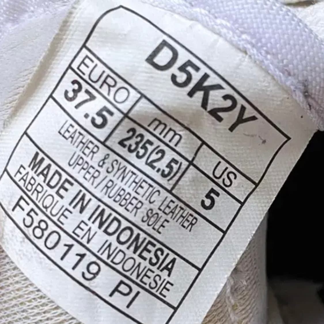 [정품]오니즈카 타이거 GSM-D5K2Y 화이트블랙 스니커즈(235) 상품이미지10