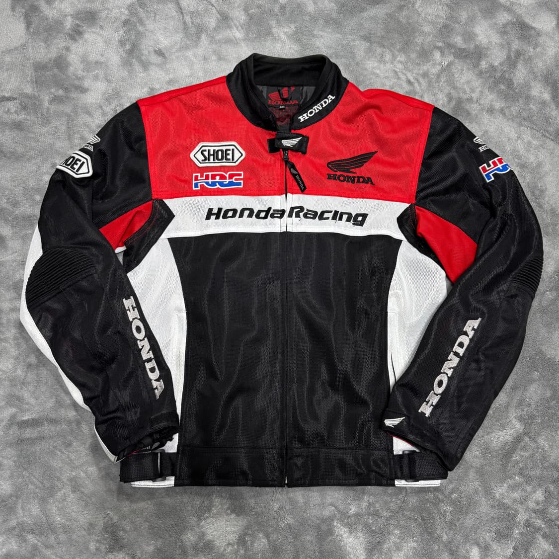 혼다 레드 블랙 배색 레이싱 자켓 상품이미지1