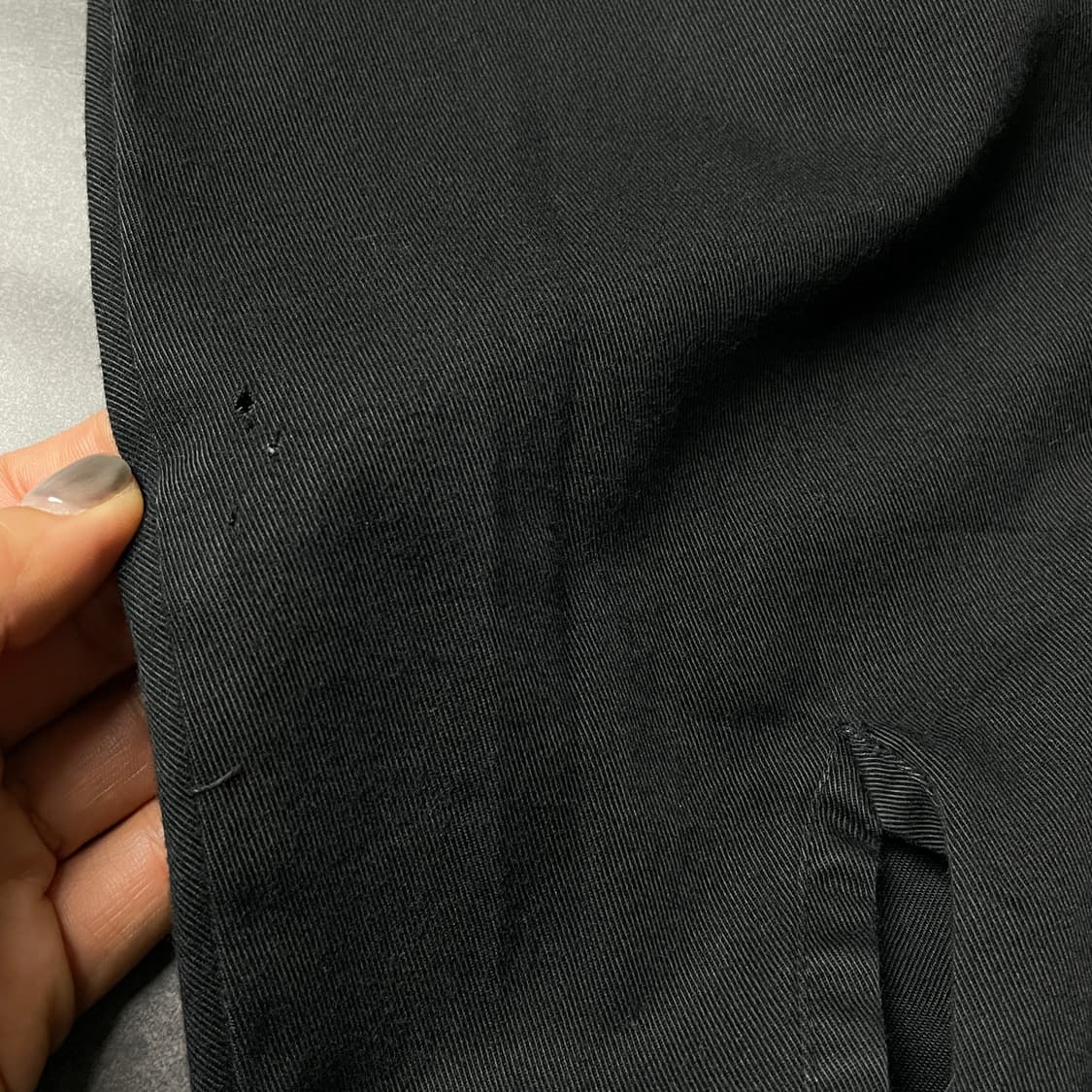 DICKIES 디키즈 빈티지 블랙 스냅버튼 워크 셔츠 A00815 상품이미지6