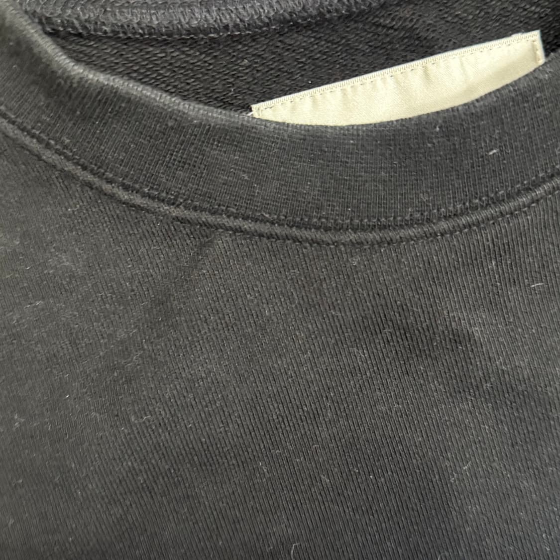 FUZZ 블랙 맨투맨 스웻 셔츠 XL 상품이미지5