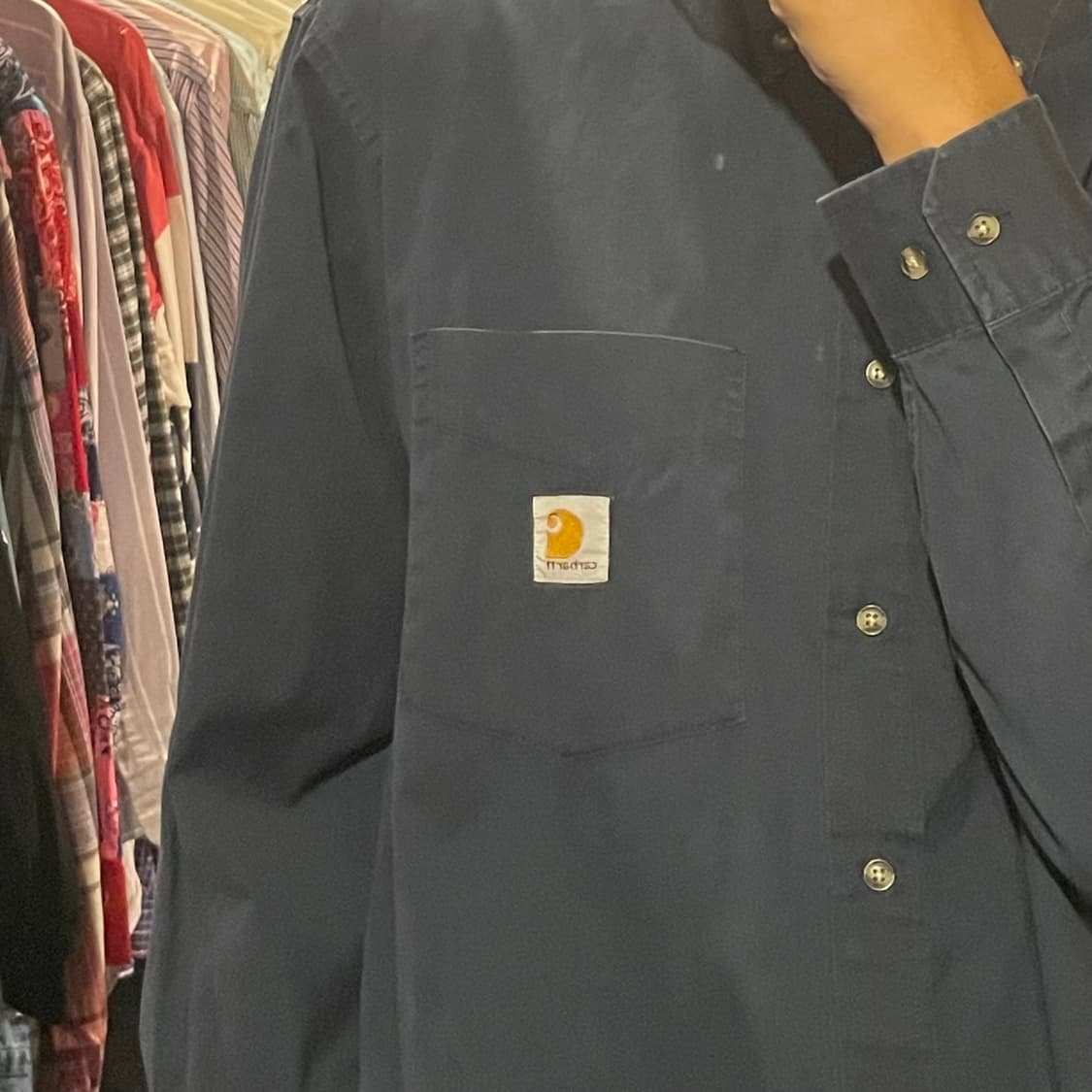 [IM] carhartt 칼하트 블랙 긴팔셔츠 상품이미지6
