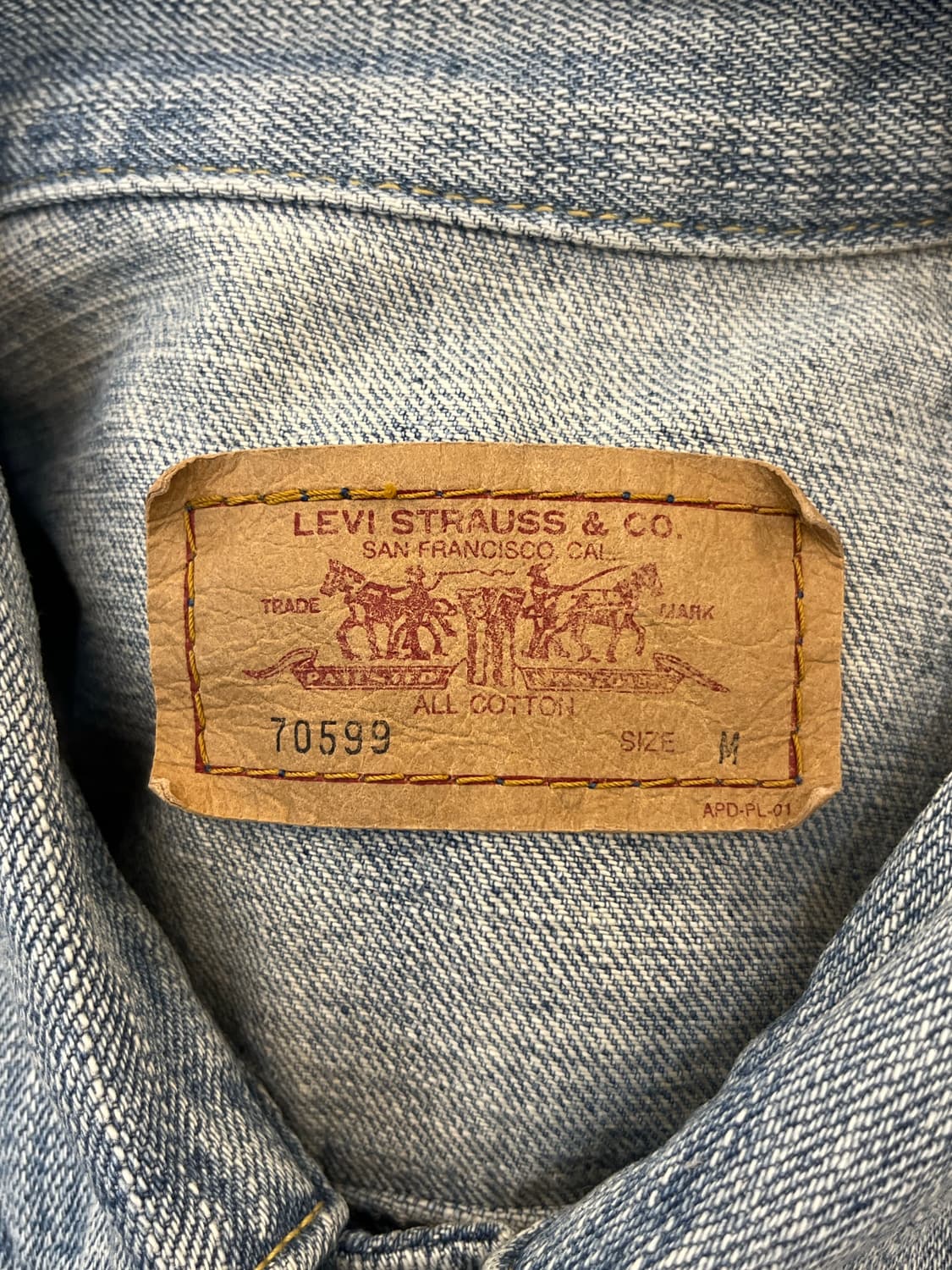 00년대 리바이스 70599 데님 트러커 자켓 상품이미지7