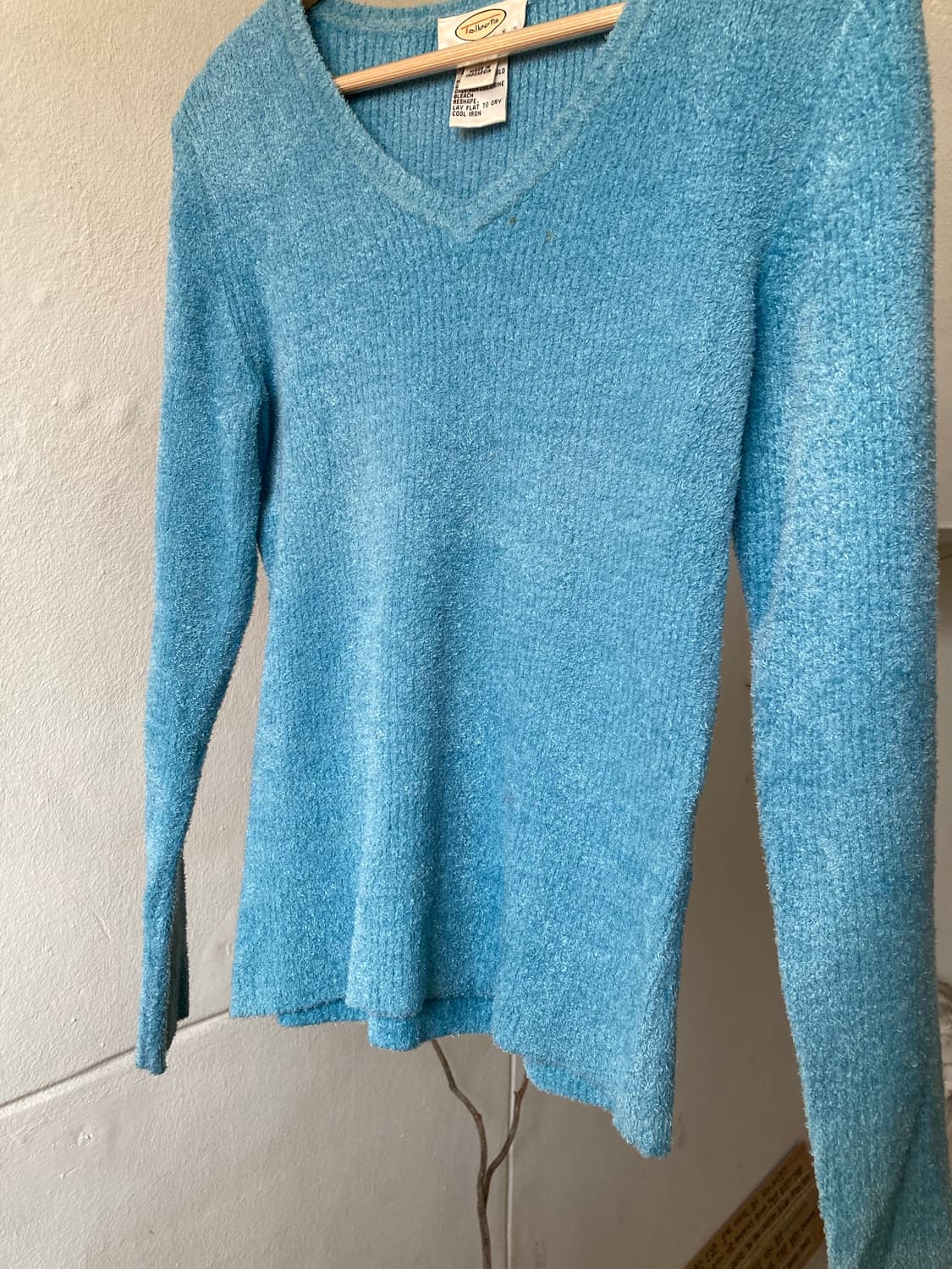 탈봇 TALBOTS 스카이블루 브이넥 니트 상품이미지3