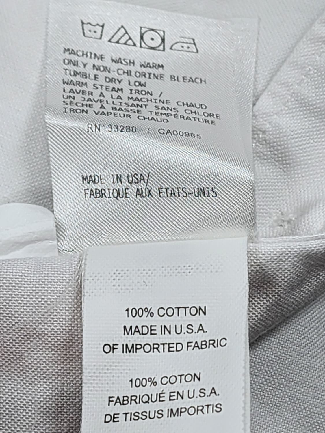 톰브라운 MWL010 히든 삼선셔츠 옥스포드 화이트 상품이미지10