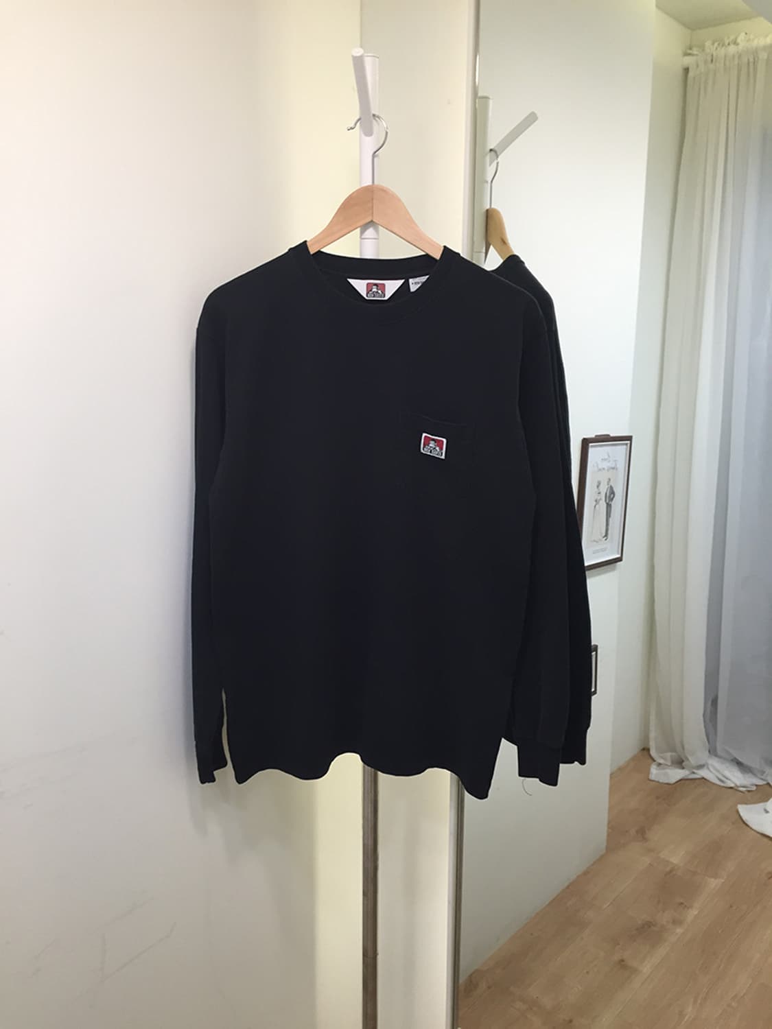 Unisex Ben Davis Long-sleeved T-shirt 상품이미지4