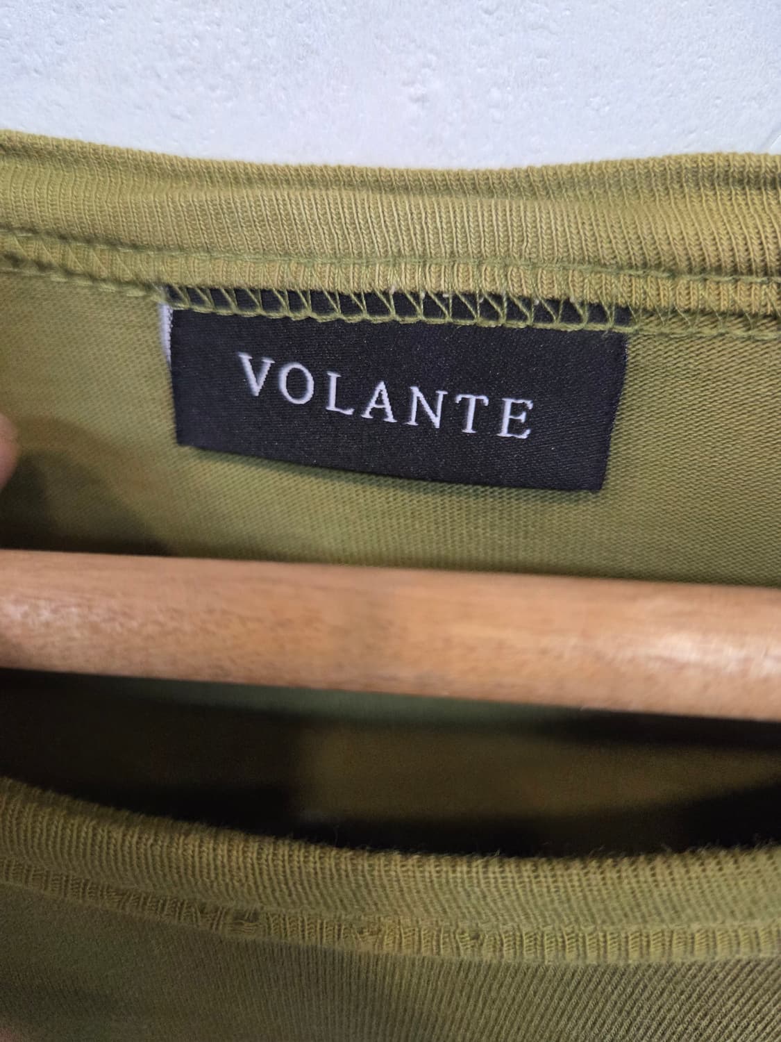 볼란테 레터링 자수로고 반팔 1사이즈 대략 xl 상품이미지4