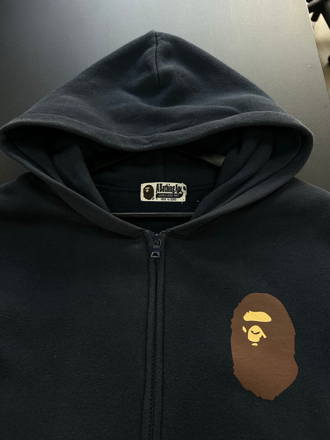 베이프 사루 후드집업 네이비 상품이미지7