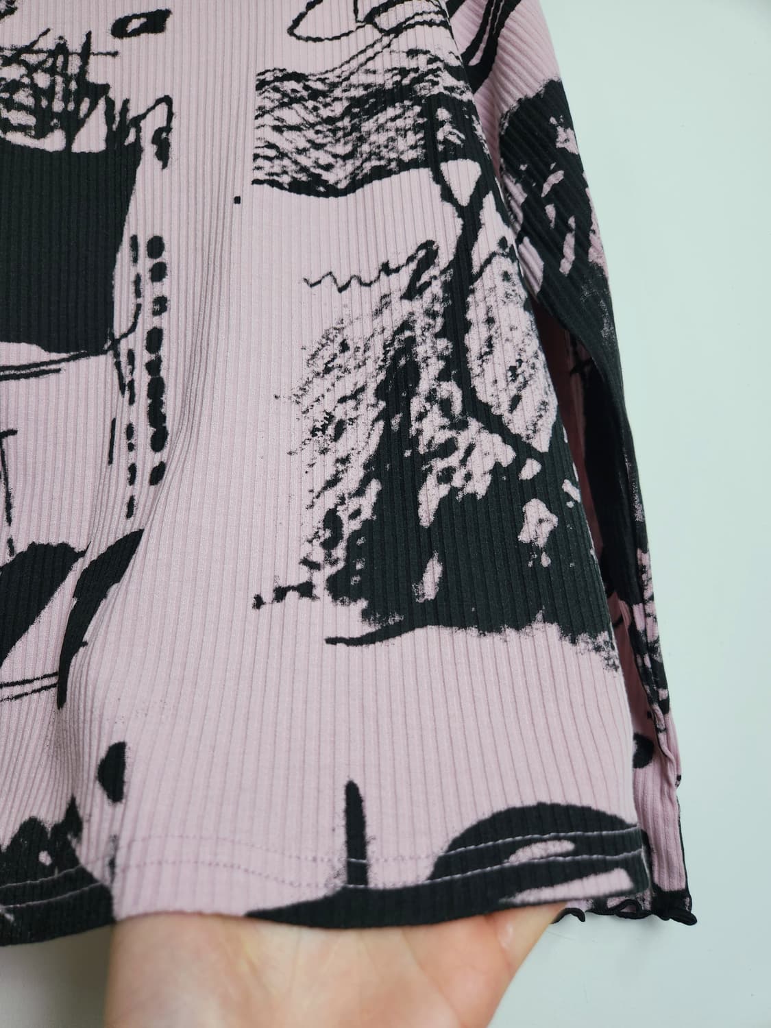 러프 패턴 골지탑 상품이미지5