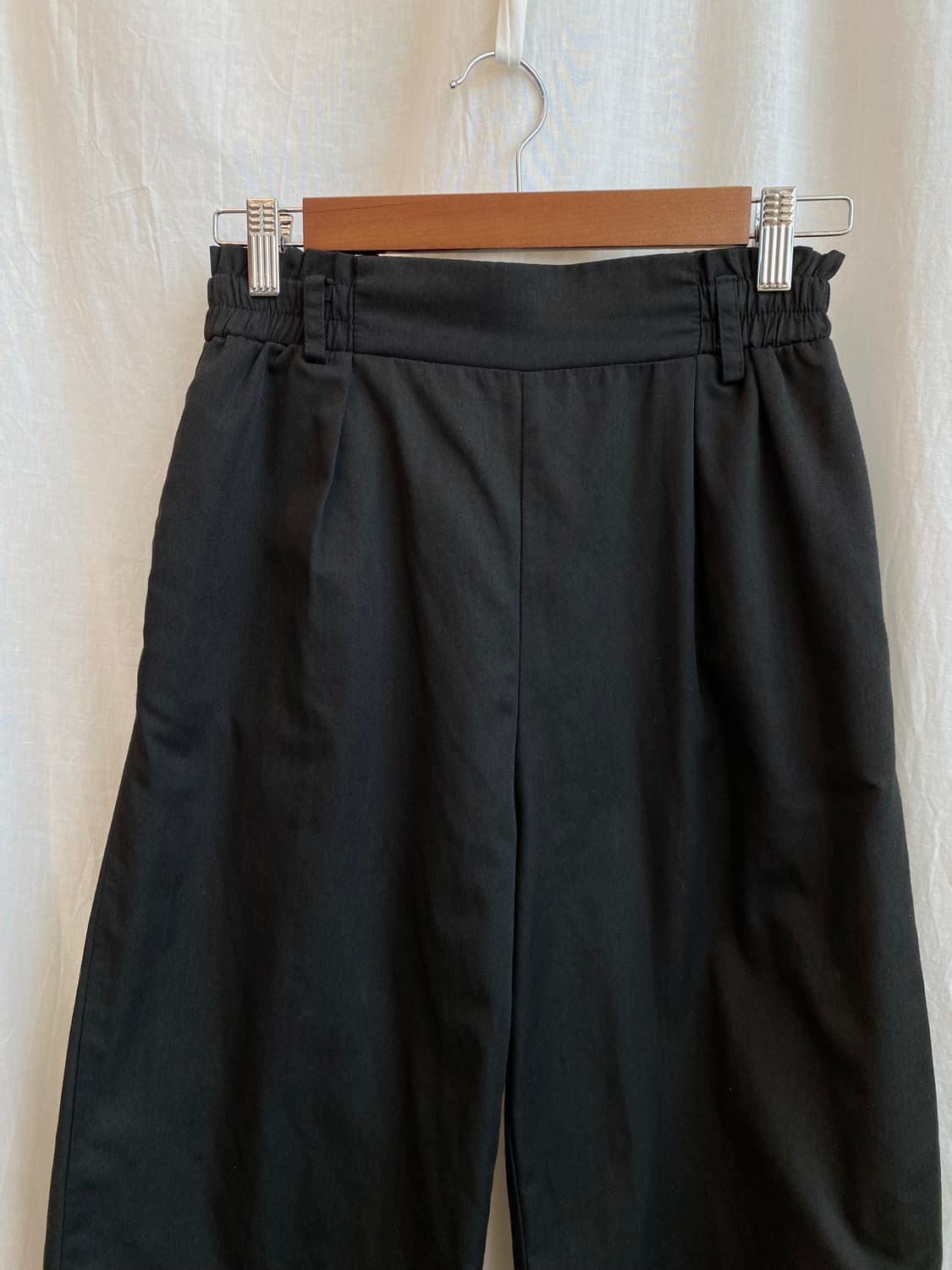 블랙 7부 밴딩팬츠(S-M) 상품이미지3