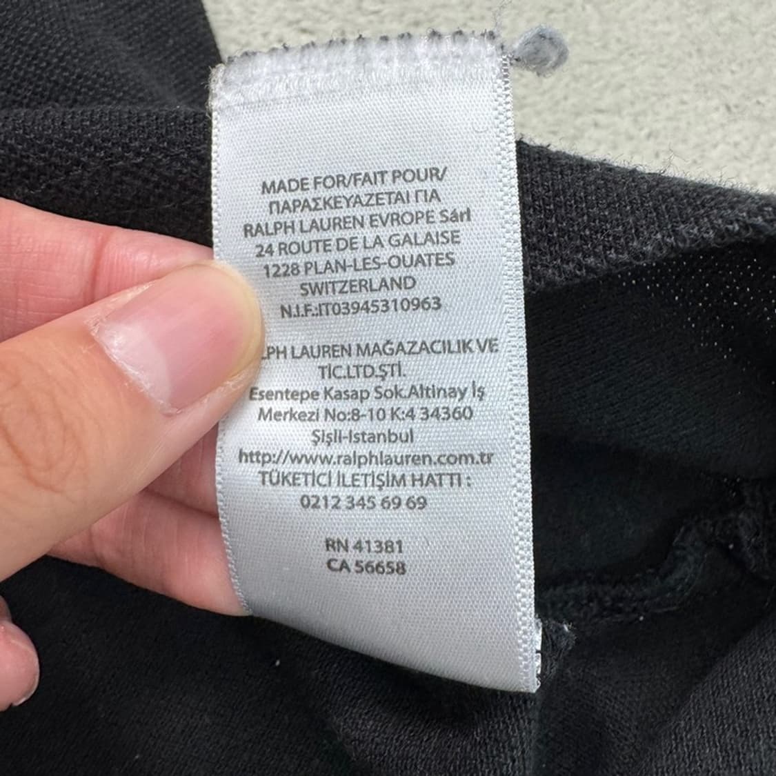 RALPH LAUREN PK 반팔티 블랙 L 상품이미지7