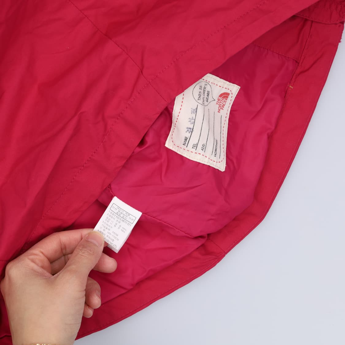 110 노스페이스 키즈 바람막이 0317H1 상품이미지4