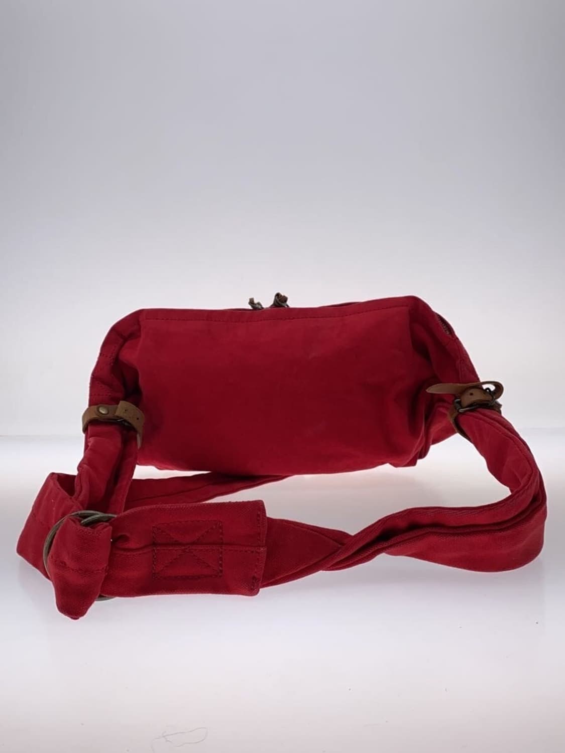 (착샷o) Kaital 캐피탈 No.6 캔버스 스누프킨 백 레드 상품이미지2