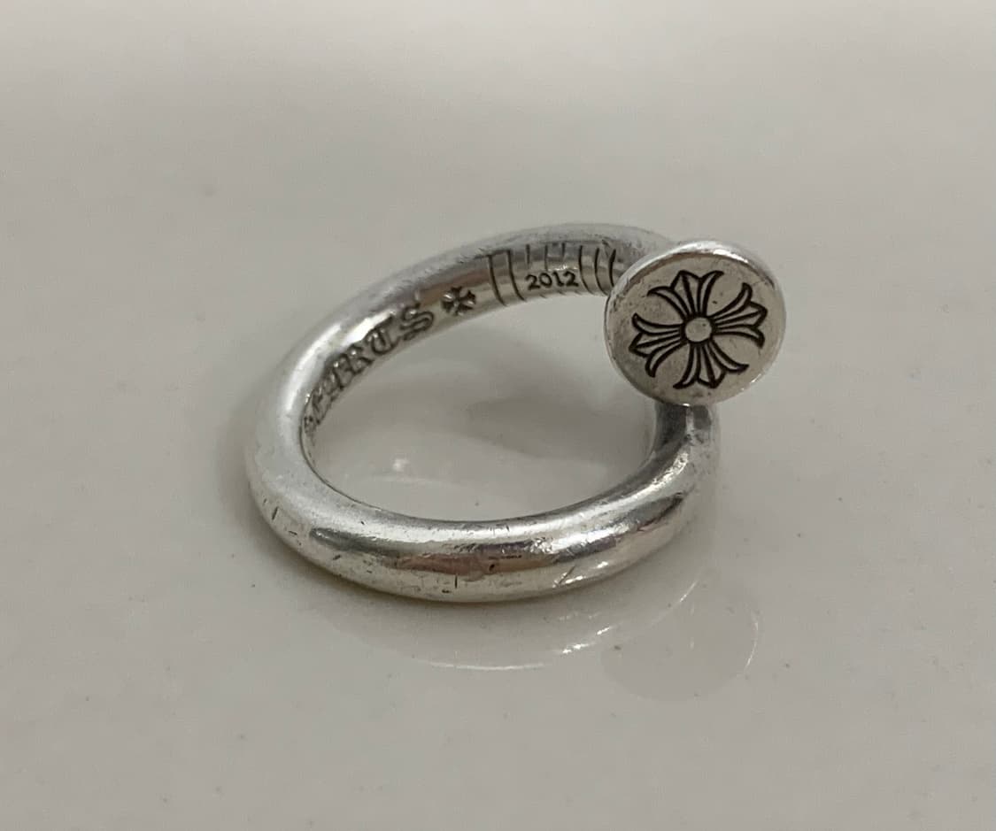 [US 4] 크롬하츠 플랫 네일링 못반지 상품이미지1