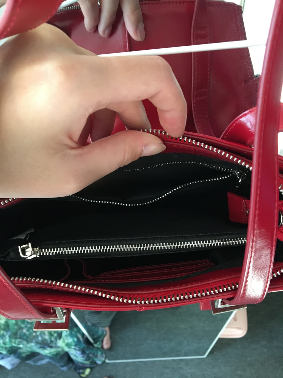 [SQUARE LINE] Red Square Shoulder Bag  상품이미지6