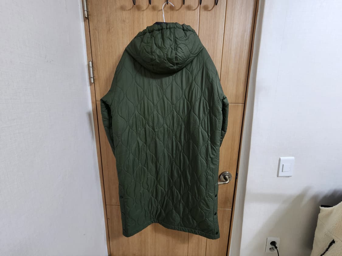 (100)닉스 깔깔이 퀼팅 패딩 후드 롱 점퍼 상품이미지3