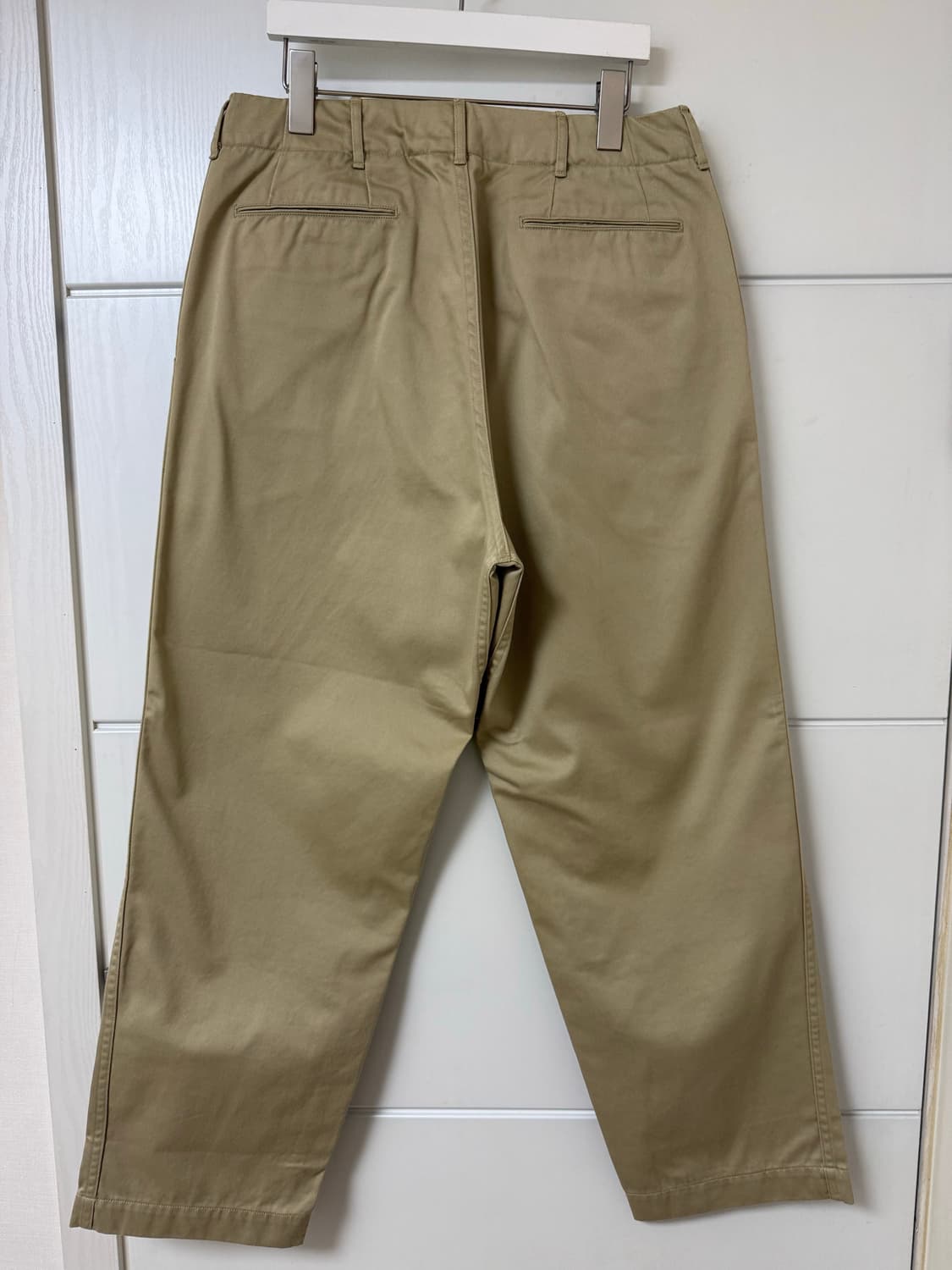 나나미카 와이드 치노팬츠 베이지 32사이즈 상품이미지2