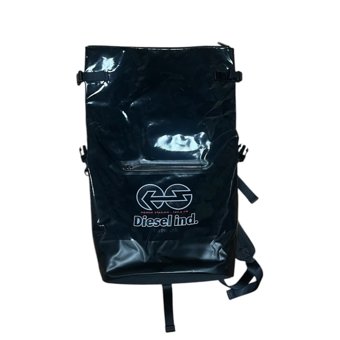 Diesel 워터프루프 롤탑 backpack 블랙 상품이미지3