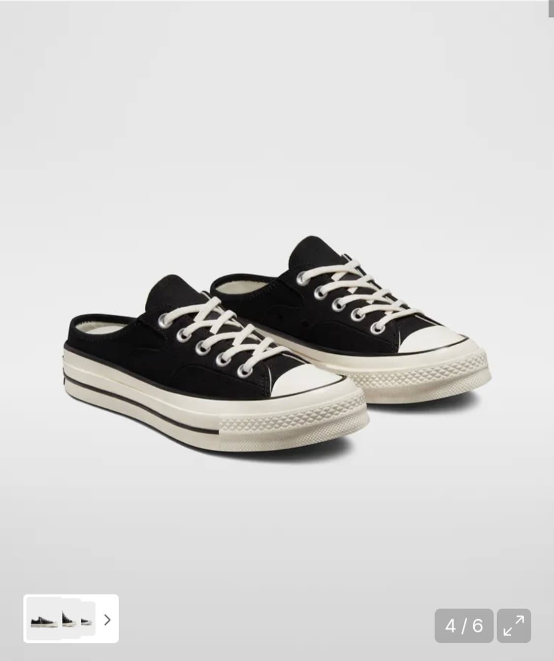 컨버스 척 70 뮬 파운데이션 블랙 172591C 상품이미지2