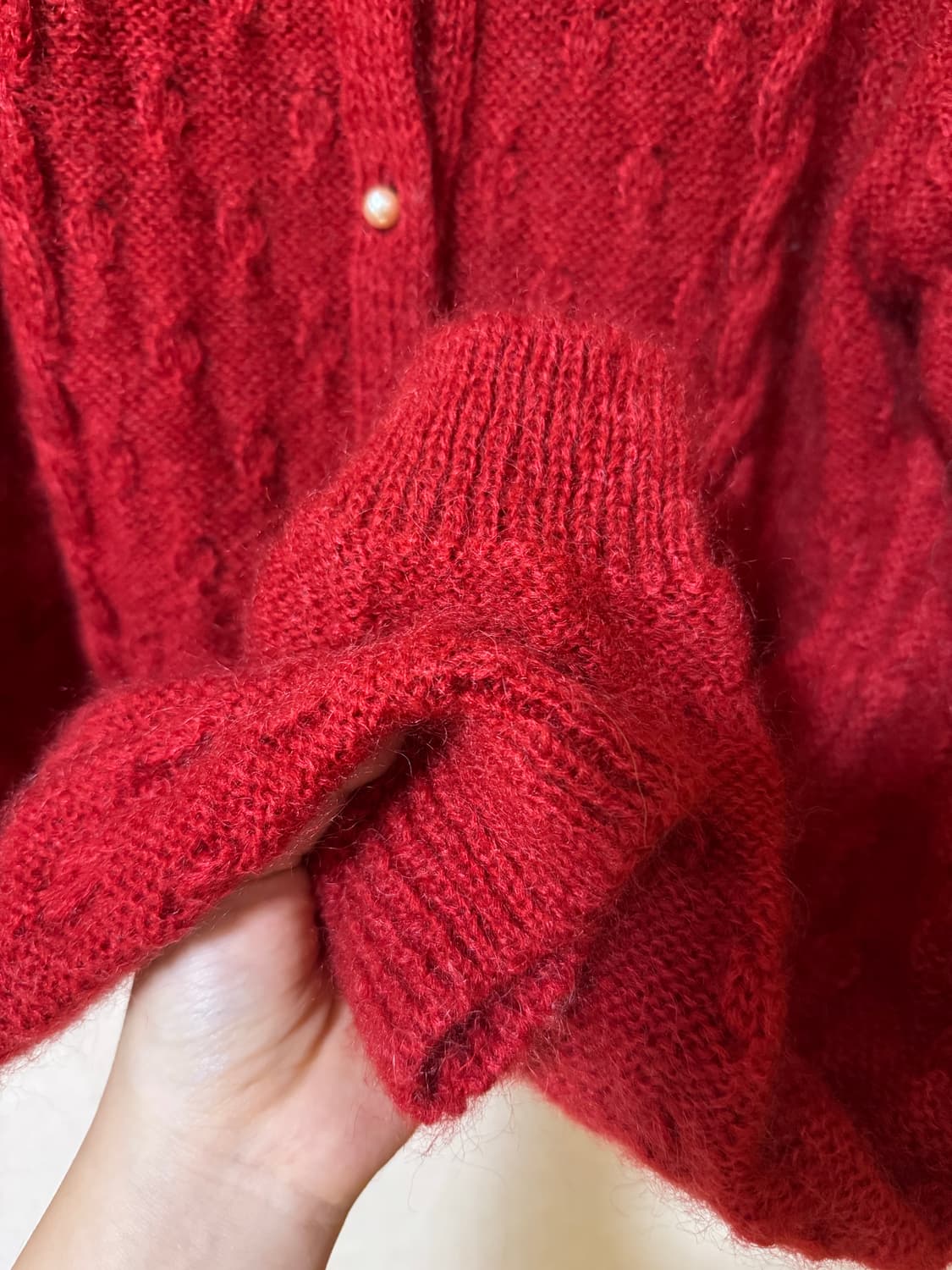 시엔느 anne mohair가디건 cardigan 여분단추및 택잇음 상품이미지8