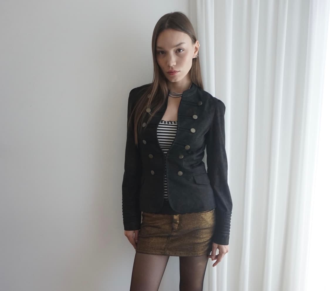 스컬프터 나폴레옹 자켓 삽니다(블랙) 상품이미지2