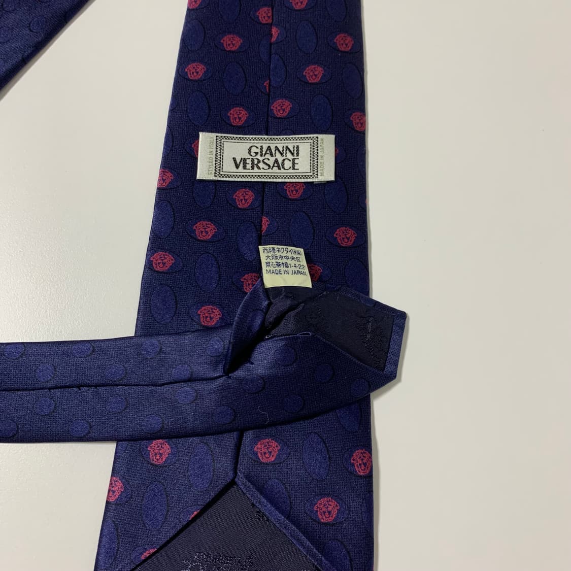 베르사체(VERSACE) 명품 모노그램 클래식넥타이 A+등급 9.3cm 상품이미지7