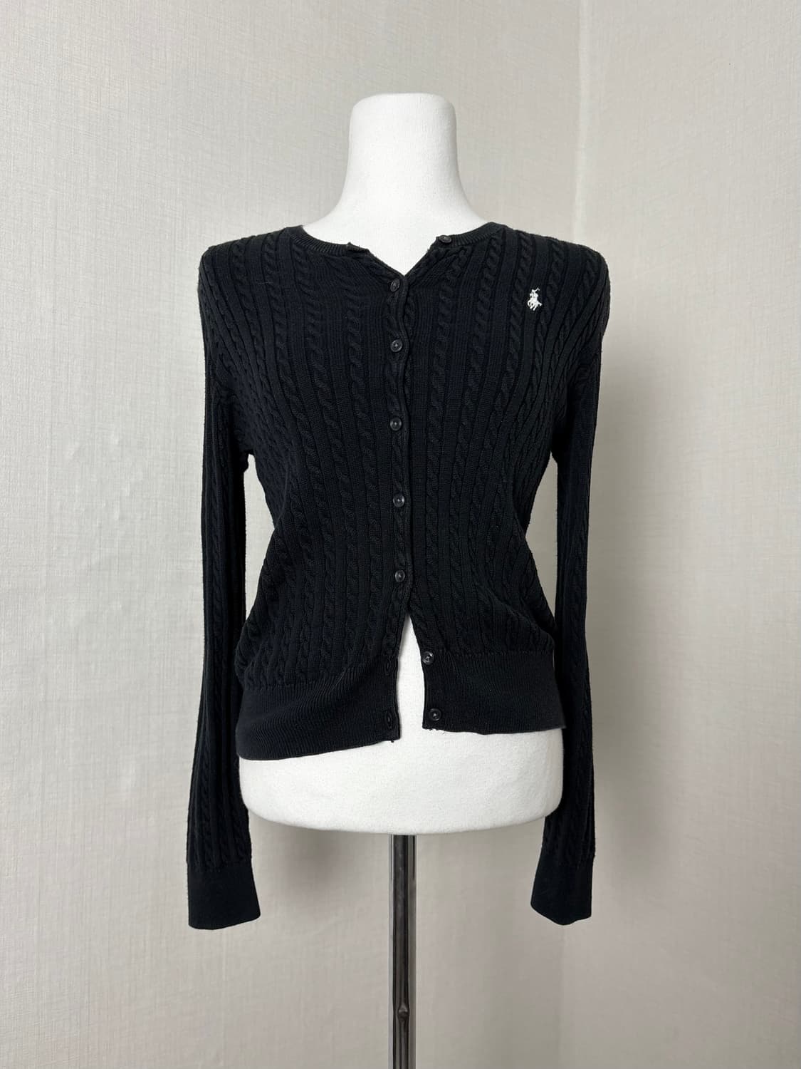 폴로 꽈배기 가디건 상품이미지1