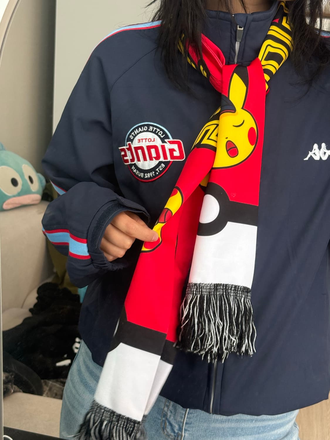 카파 롯데자이언츠 바람막이자켓 L 상품이미지3