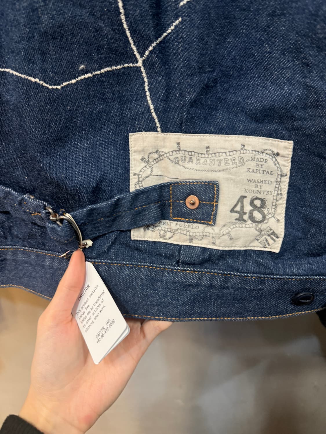 캐피탈 산토 도밍고 썬더버드 데님 자켓 상품이미지6