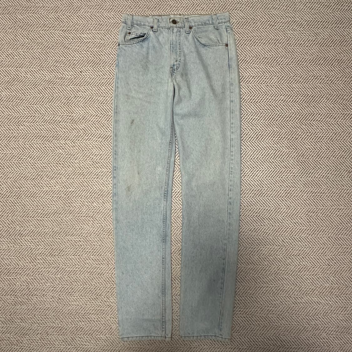 LEVI'S 505 90's usa made orangetab denim 상품이미지1