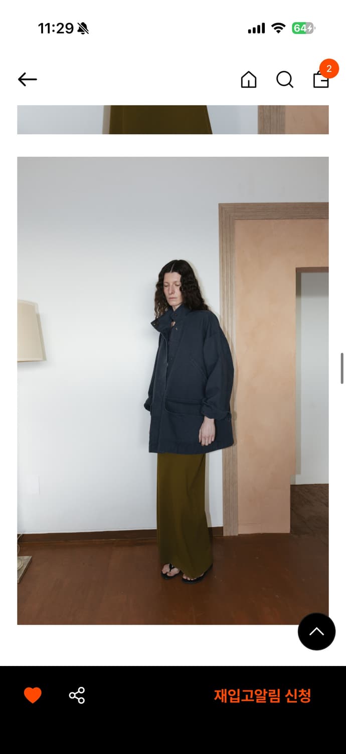 모노하 Oxford Jacket Dark Navy 상품이미지1