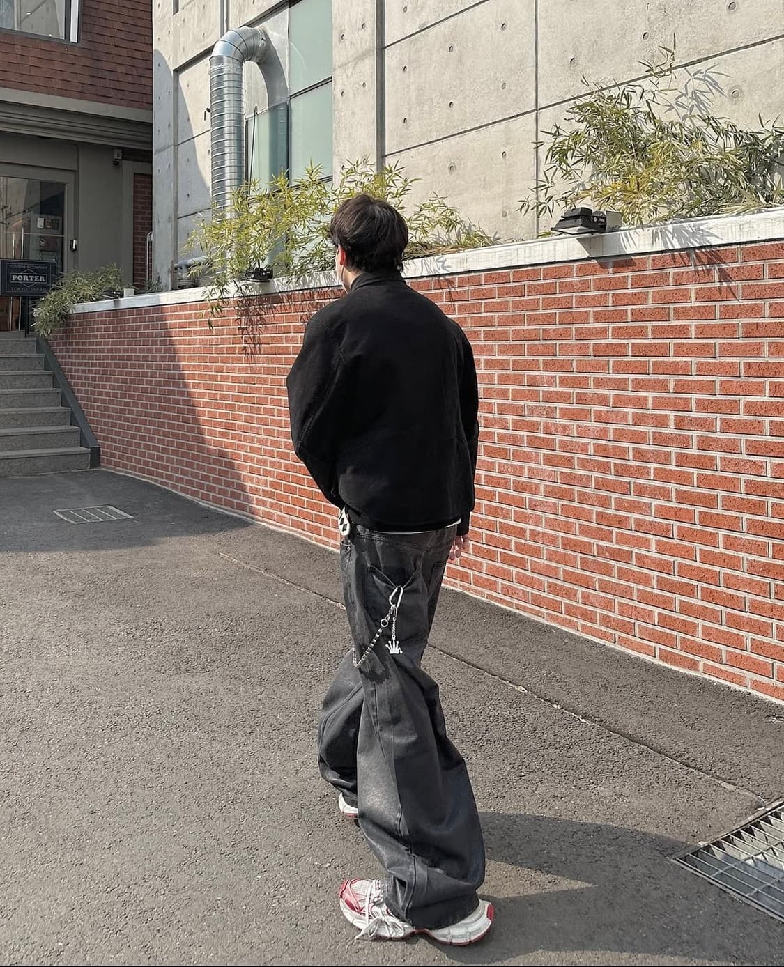 와이드 블랙코팅진 판매합니다. 상품이미지2
