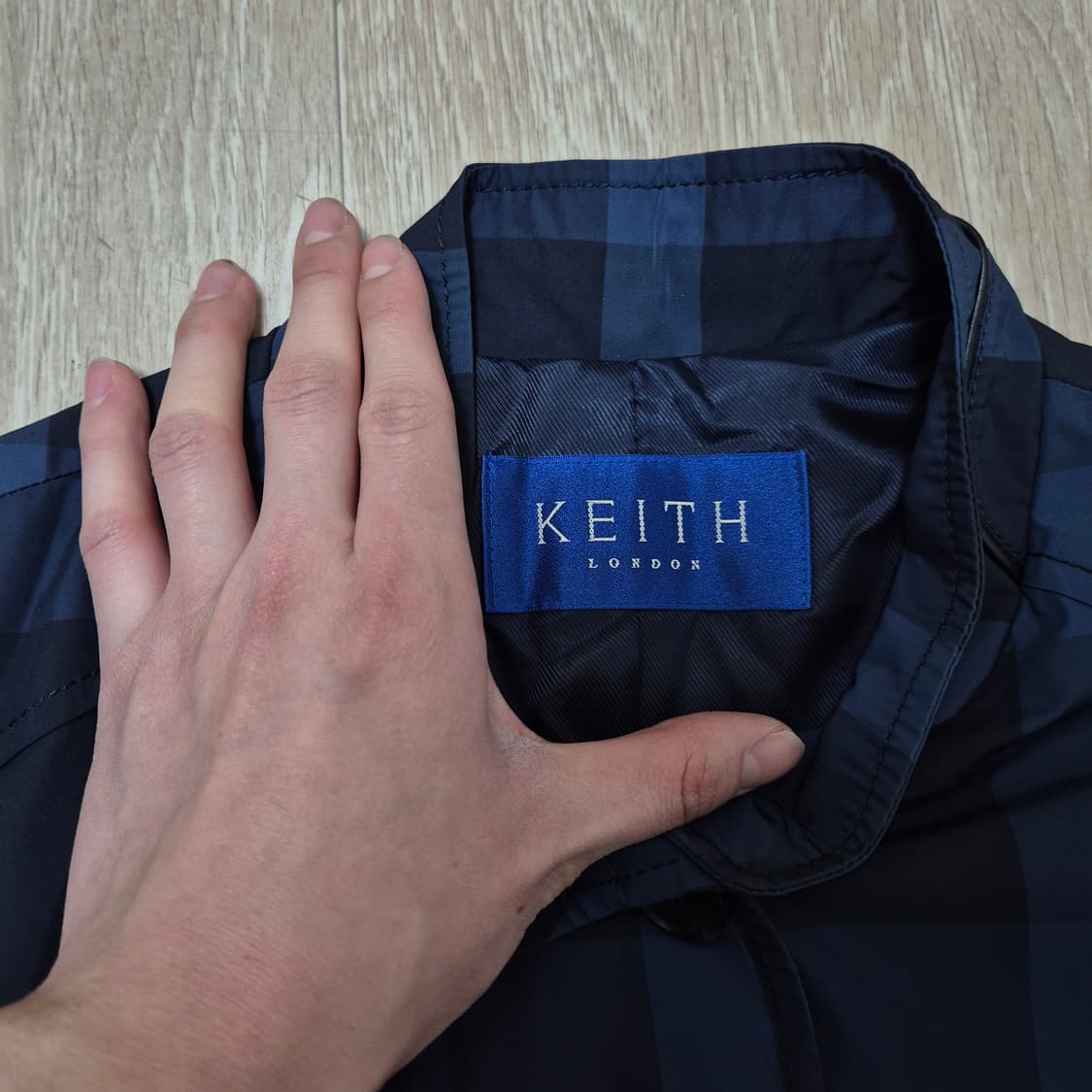 키이스 런던 여성 체크 트렌치 싱글 레인코트 (37) 상품이미지4