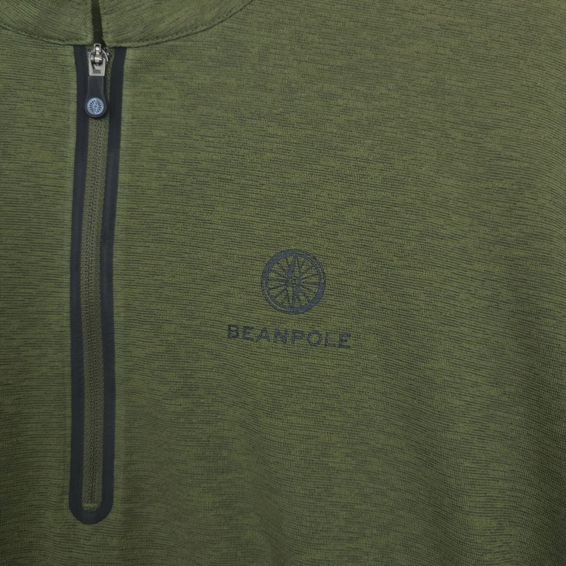 빈폴 BEANPOLE 아웃도어 집업 하프 티셔츠 카키 100 상품이미지6