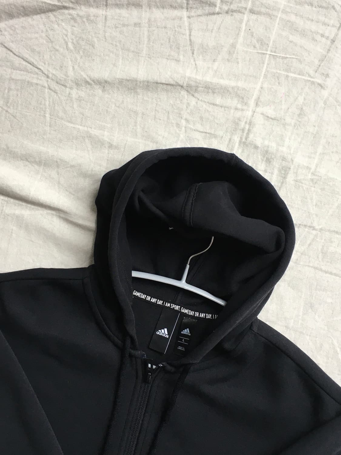 아디다스 삼선라인 후드집업 상품이미지4