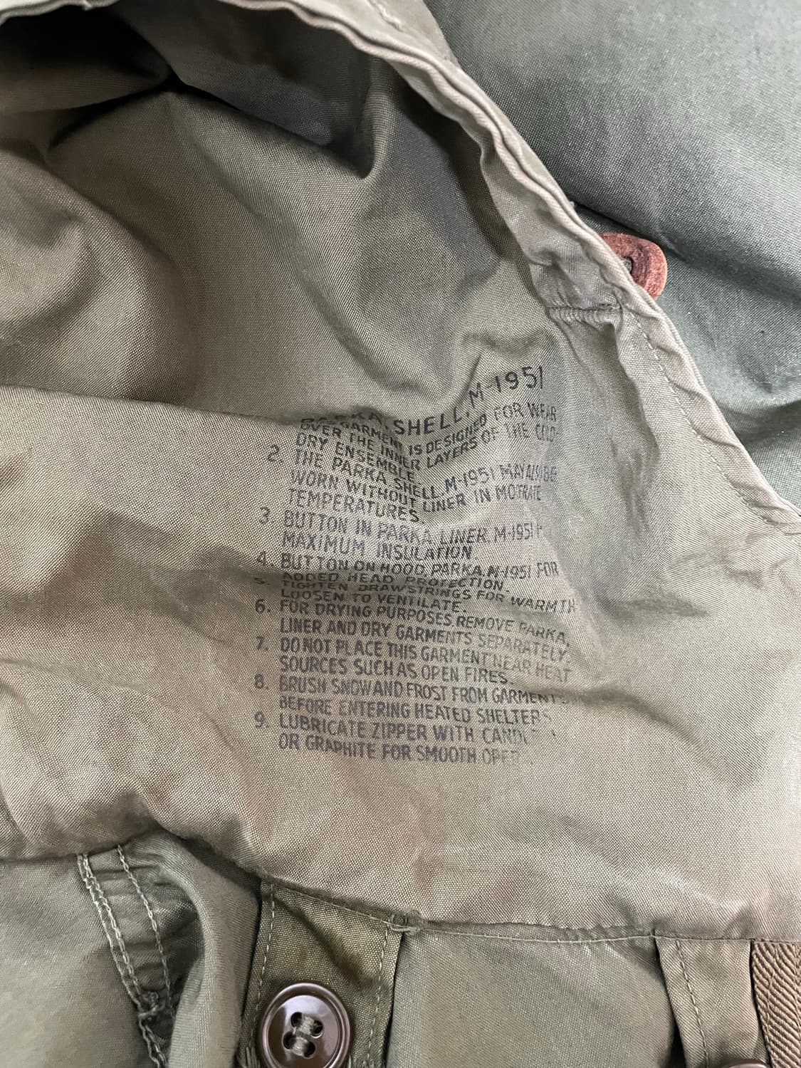 M-51 파카 후드 제외 상품이미지6