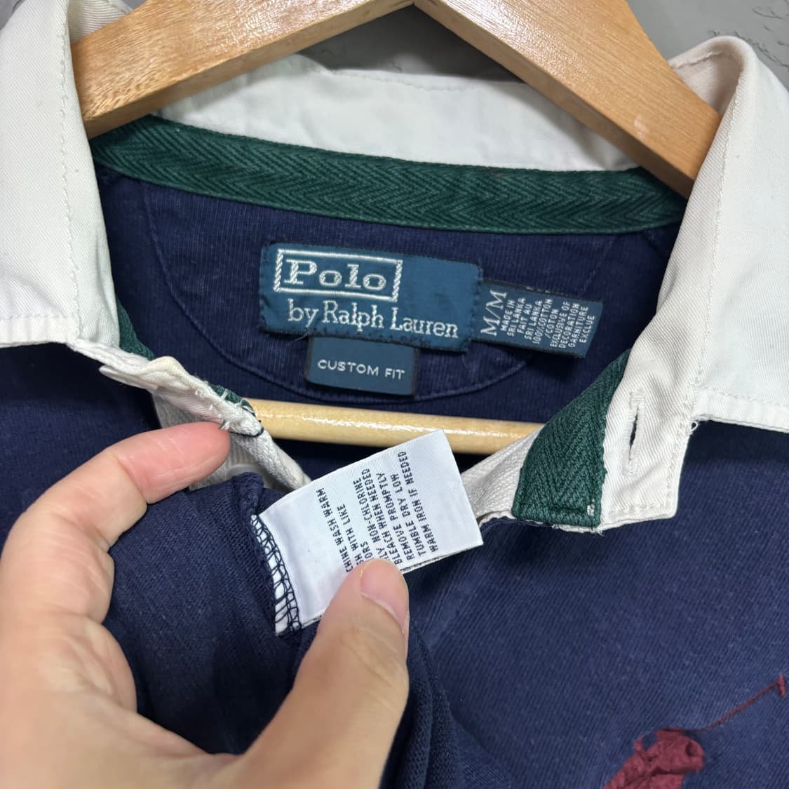 폴로 랄프로렌 빅포니 럭비티 네이비 상품이미지3