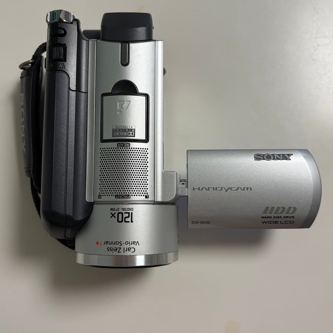 풀박/하이앤드) 소니 dcr-sr100 실버 빈티지 캠코더 상품이미지4