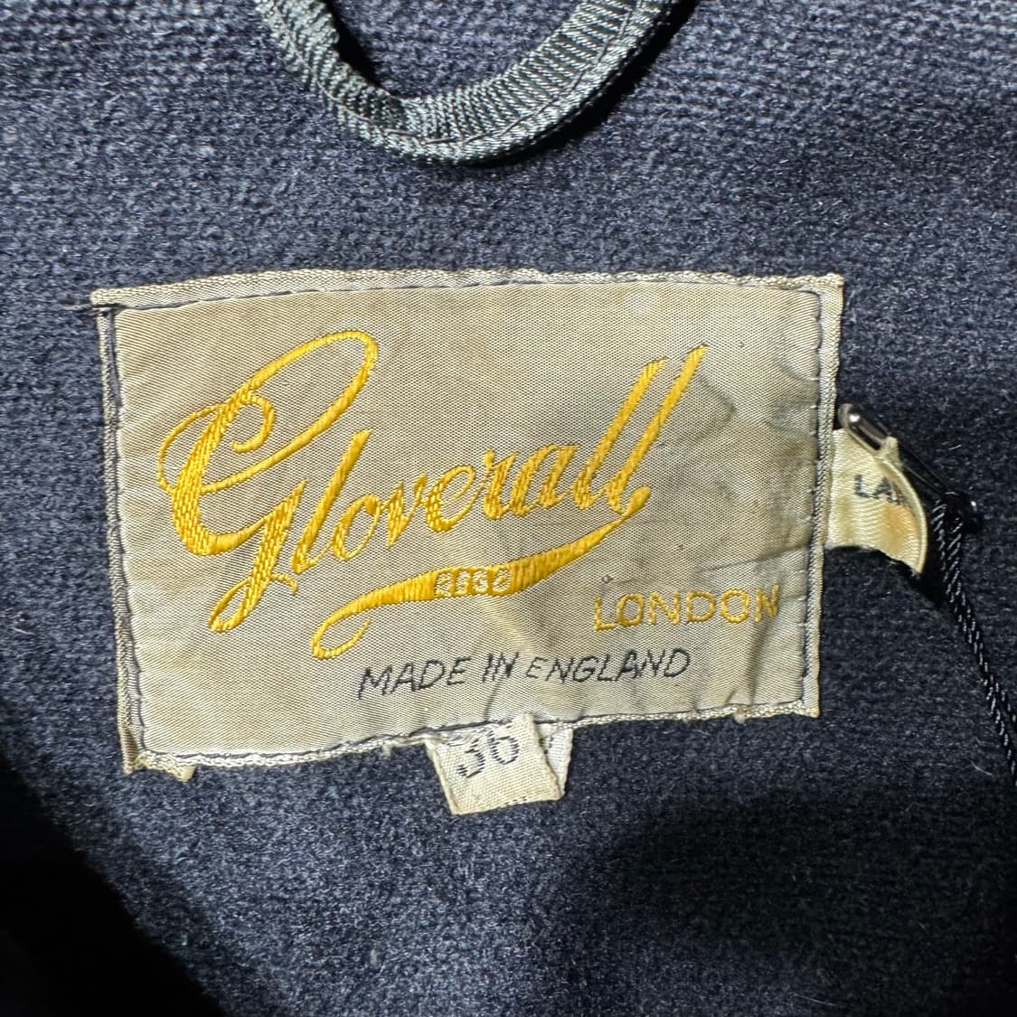 80s 글로버올 더플 코트 블랙 ( 105/OLD-8226 ) 상품이미지3