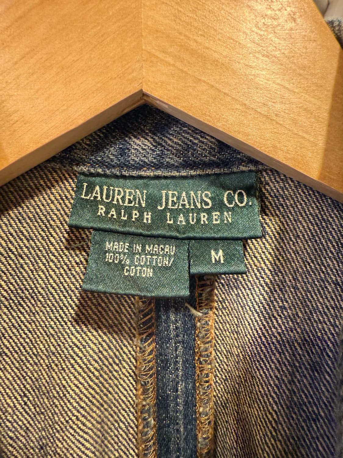 랄프로렌 진스 데님 롱 자켓 상품이미지2