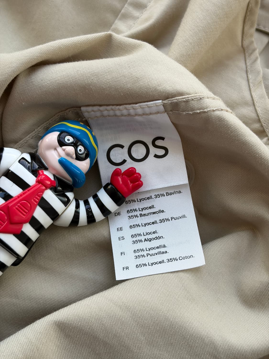 COS 코스 릴렉스드 코튼 오버핏 셔츠 S (100) 상품이미지4