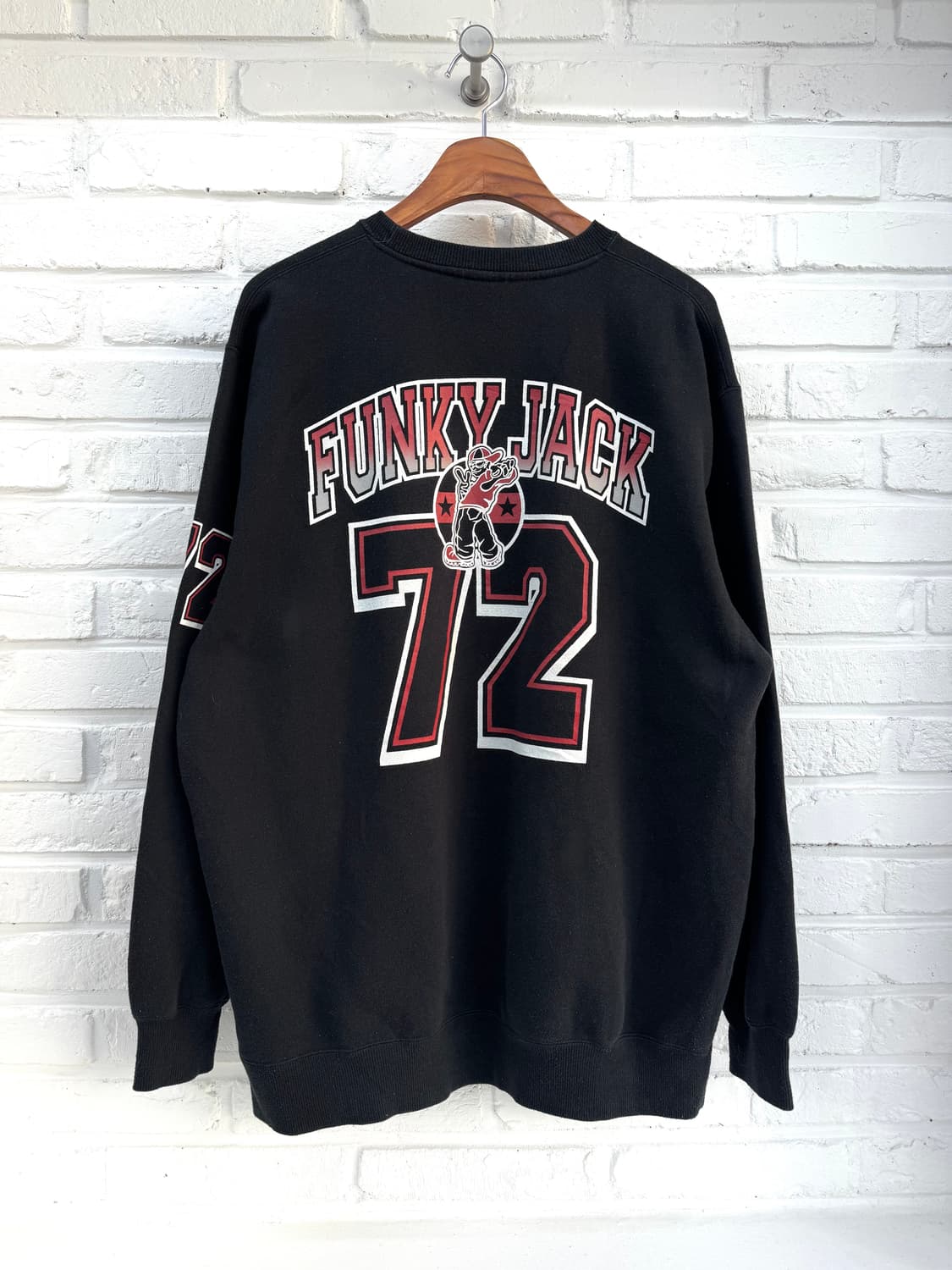 Grass hither 블랙 프린팅 스웻셔츠 상품이미지5