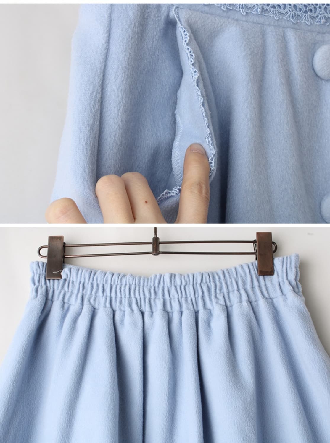 엑시즈팜 겨울 스커트 상품이미지3