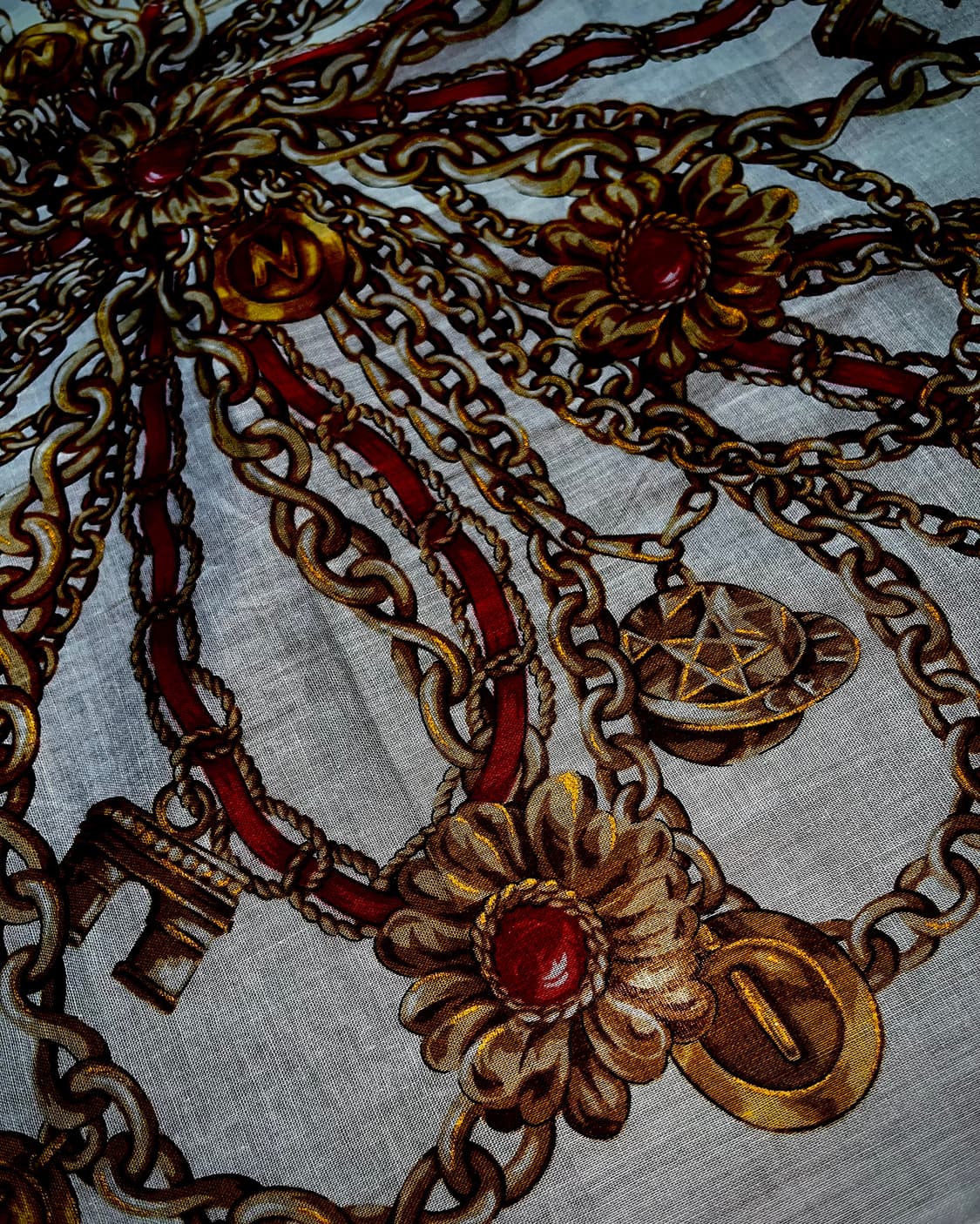 1980-90s Old CELINE Paris Bandana Scarf 상품이미지9