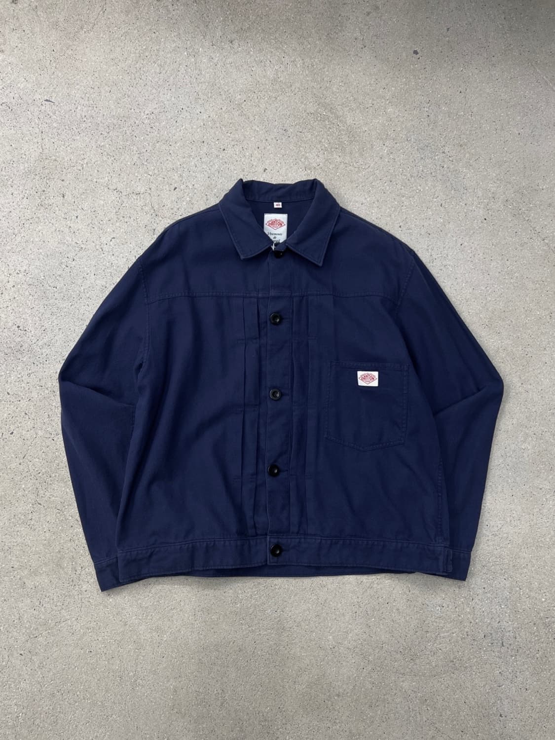 단톤 네이비 타입 1 트러커 셔츠 자켓 상품이미지1