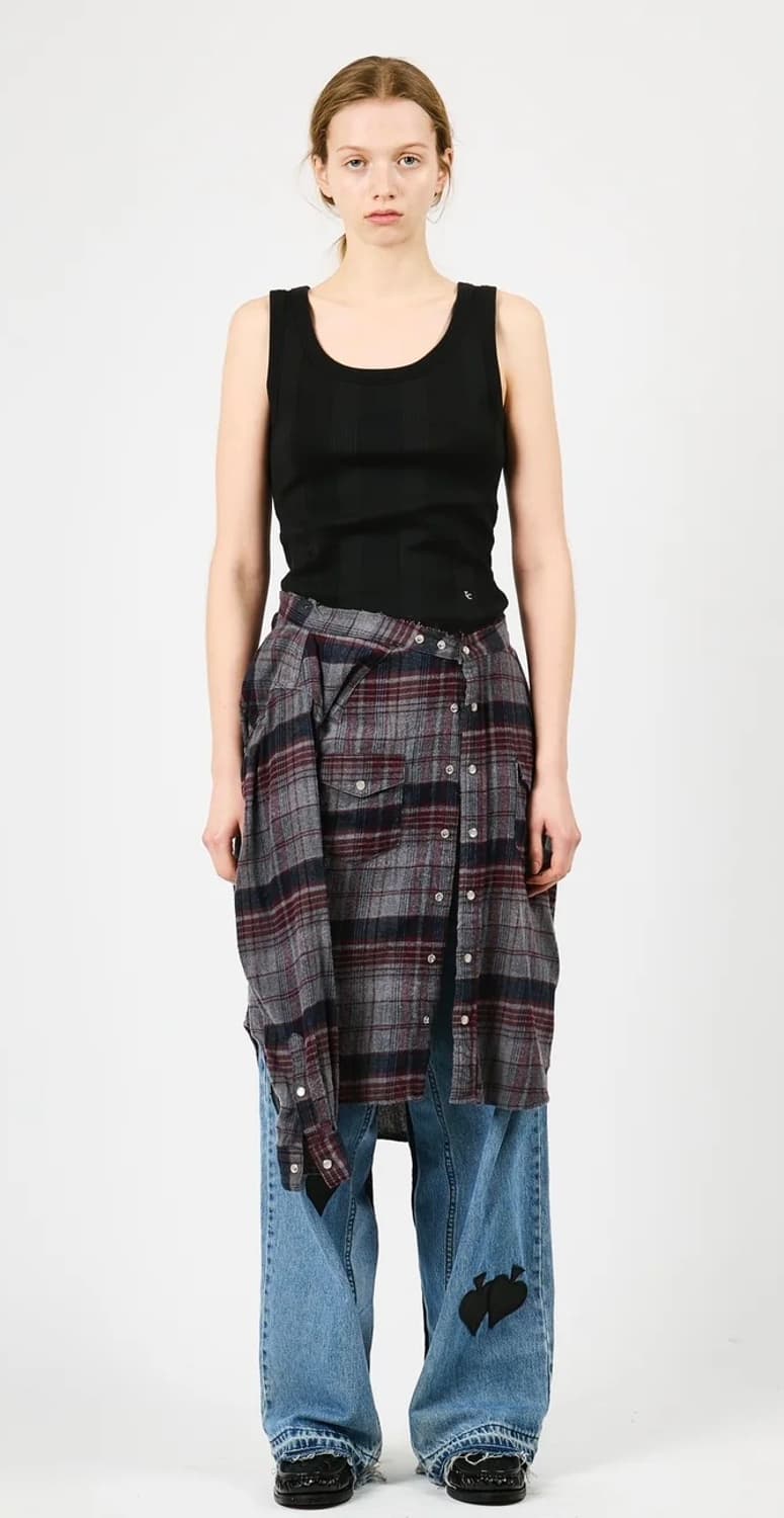 TanC WESTERN SHIRTS SKIRT 상품이미지3