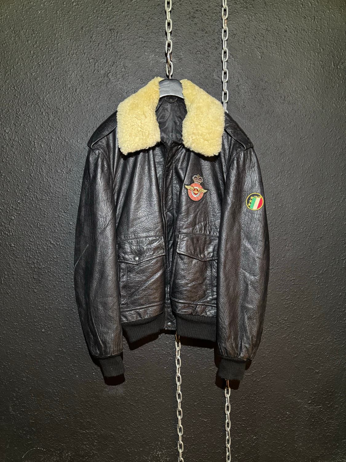 Aeropell – RAF Type Shearling Collar Lea 상품이미지1