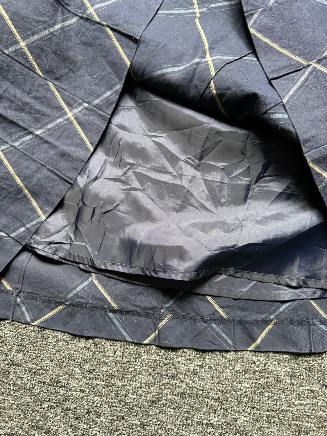 KUMIKYOKU 쿠미코큐 체크 플리츠 스커트 상품이미지9