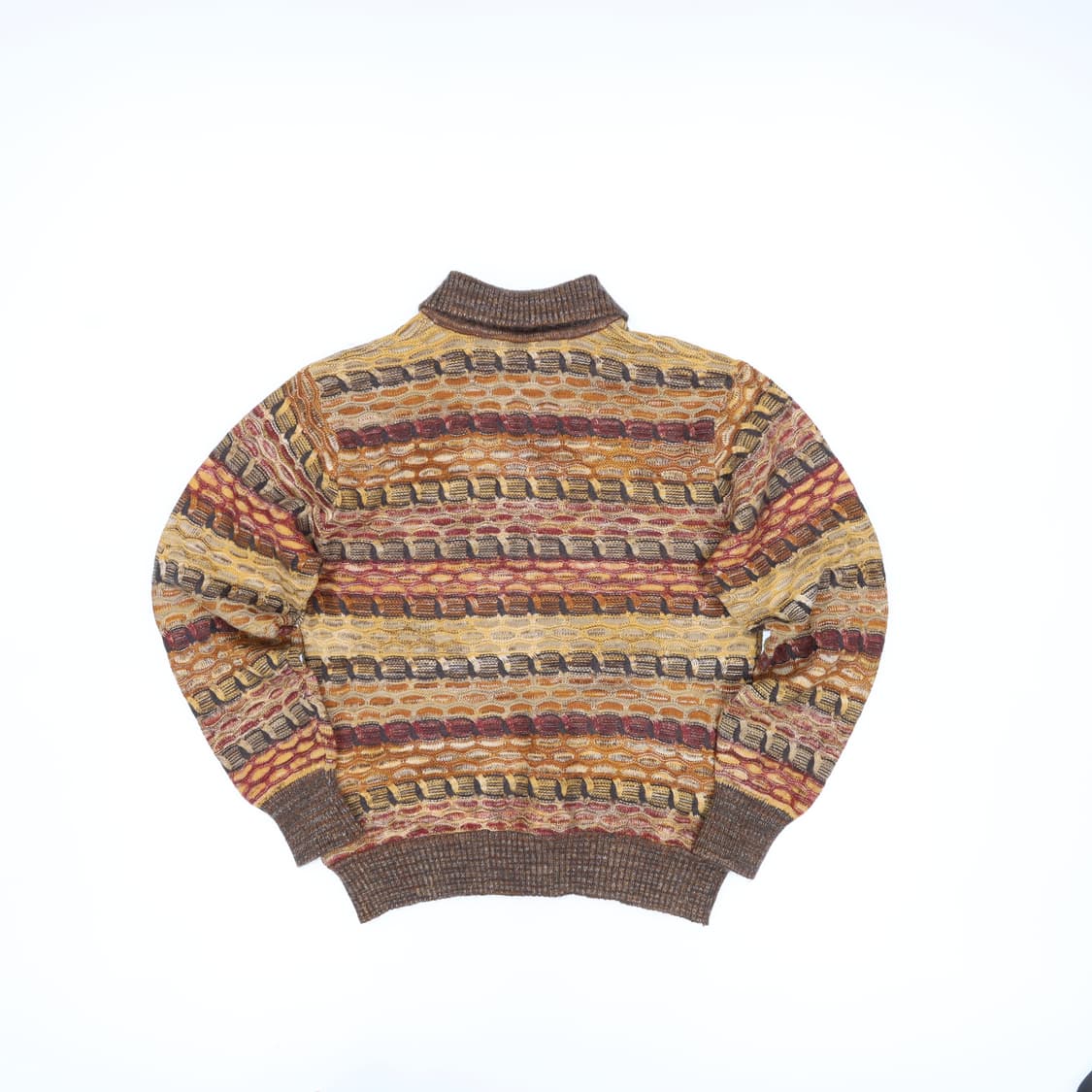 95-100정도 미쏘니 패턴 카라 니트 N7586 상품이미지2