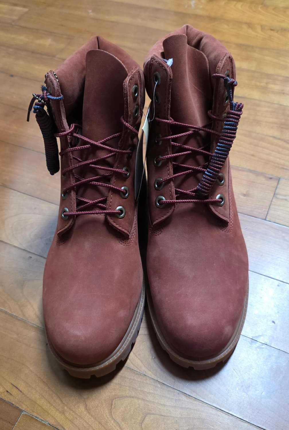 팀버랜드 6인치 프리미엄 다크레드 신품(8W 265) 상품이미지4