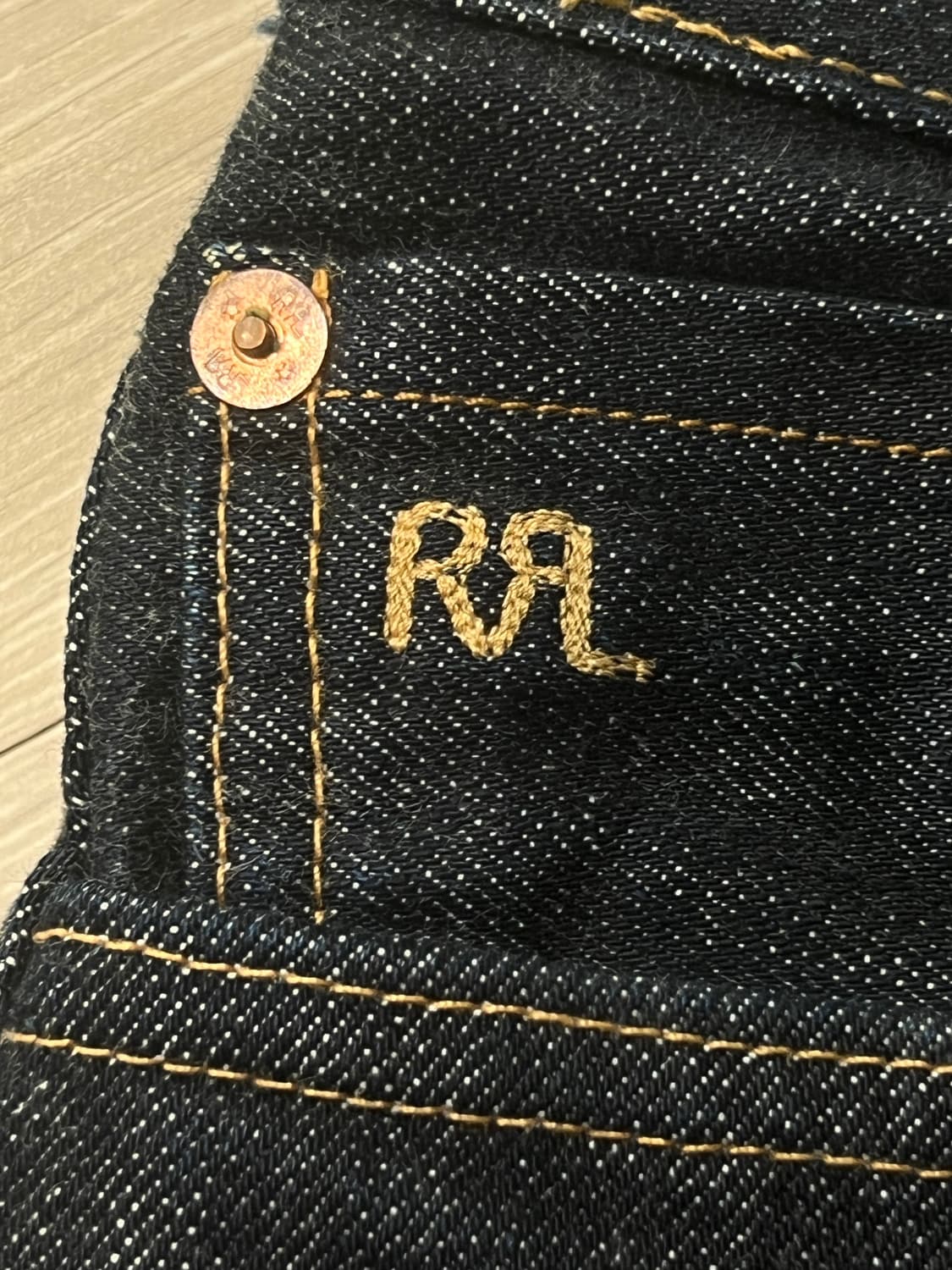 더블알엘 RRL 로우 스트레이트 셀비지 데님 상품이미지4